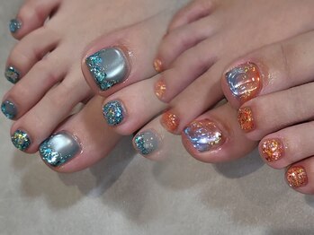 アンベリール(Embellir)の写真/【デザインに悩む方へ選べる定額サンプルあり*】初めてのネイル,お仕事上ハンドネイルができない方にも◎