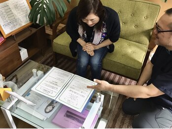 癒しの盛/ご来店後はまずカウンセリング♪