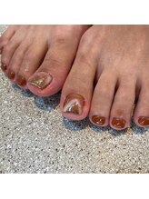 ラウンジ 町田店(RounGe)/【フットネイル】ニュアンス