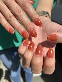 ブリスネイル うるま店(Bliss. nail)/チップ長さだし+1カラー