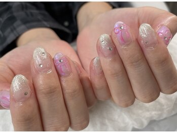 アモ(amo.)/リボンネイル