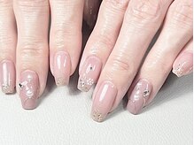 プロモート 岡山城下店(Promote)/ピンククリスマスネイル【岡山】