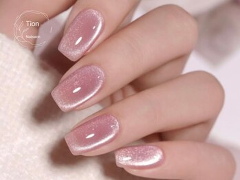 オンブレフレンチ・冬ネイル