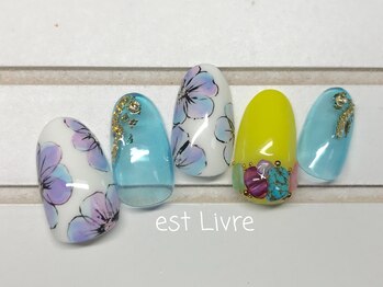 エストリブレ(estLivre)/クリア＆フラワー