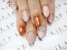 ネイルサロン キラップ(Nail Salon KiLAP)/今年も人気のべっ甲ネイル￥8200