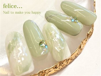 ネイルサロン フェリーチェ(felice)/【定額ネイル】¥7980