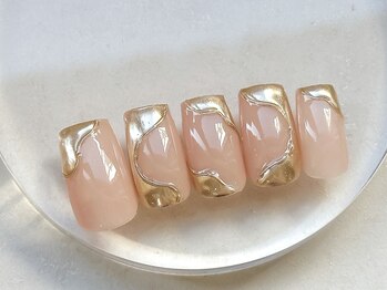 ワンアンドオンリー(One&Only)/ニュアンス×ミラーネイル