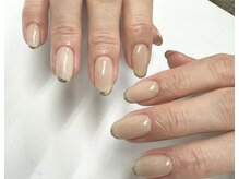 クラル 平塚店(CURAR)/ホワイト×ラメフレンチ