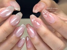 アメリアンドカシェット(Amelie&Cachette)/ニュアンスネイル:aoi