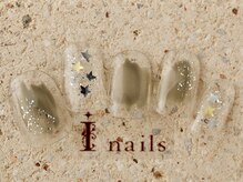 アイネイルズ 町田店(I nails)/塗りかけカーキスター6480円
