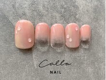 カラネイル 南森町店(calla nail)/桃アート