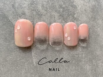 カラネイル 南森町店(calla nail)/桃アート