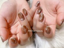 アンドネイル ビューティー(AND nail,beauty)/秋ネイル/ニュアンス/ファルイン