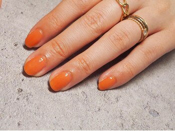 ビューティトリップ(Beauty TRIP)/夏のオレンジネイルはお洒落です