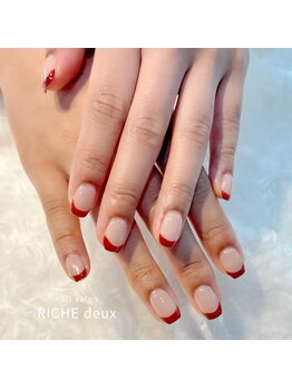 リッシュ ドゥ(RICHE deux)/ボルドーブラウンフレンチ!