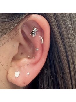 フィールラッシュ バイ グリーン(FEELLASH by green)/#耳ツボジュエリー