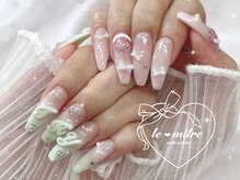 ル ミリィ(le milre)/2色使いネイル♪