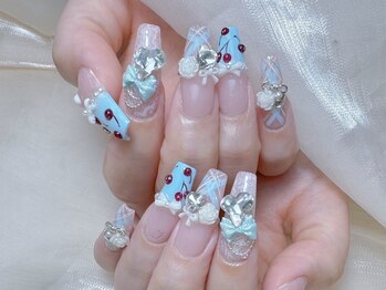 ネイルプリンセス(Nail Princess)の写真/トレンドを詰め込んだ可愛いネイル☆周りと差が付く映える指先に♪SNSで話題沸騰中のワンホンネイルも◎