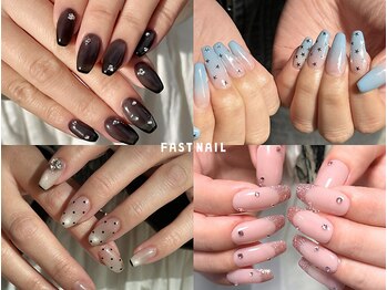 ファストネイル 名駅店(FAST NAIL)の写真/マグネットやスキンカラーなど新作続々★定番~トレンドまで♪選べる楽しさ、無限大！カラー・パーツ豊富★