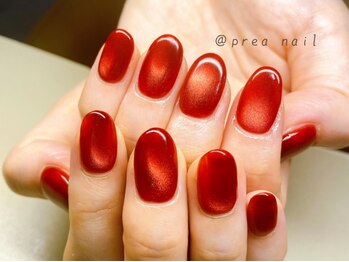 プレアネイル(prea nail)の写真/【豊富なサンプル/カラー変更可能◎】高技術で叶える、ワンランク上の仕上がり。いつ見ても見惚れる指先♪
