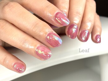 リーフ(Leaf)/秋ネイル