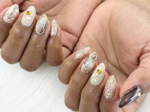 ディーネイル 池袋(D-nail)/【森】ブラウン ニュアンス