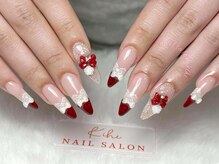 キヒ 渋谷店(Kihi)/リボン/レース/押し花/フレンチ