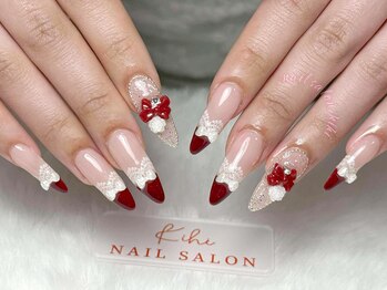 キヒ 渋谷店(Kihi)/リボン/レース/押し花/フレンチ