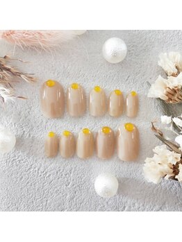 セプトネイル SEPT NAIL 草津店の写真/【シンプルの中にさりげないお洒落さを…♪】シンプル×大人上品なアートが大人気！オフィスネイルにも◎