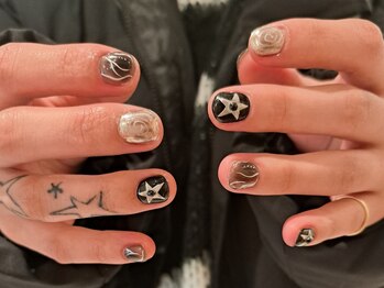 ネイルムード(Nail mood)/モノトーンネイル