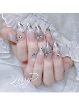 シシー 難波店(sissy)/ガラスフレンチネイル