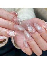 ネイルアンドアイラッシュスタジオ シュシュ(chouchou)/まだまだ人気ばらパーツ春夏秋冬