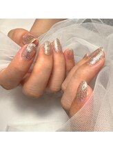 パダアット ヴァラネイル 天神南店(PADA at VALLANAIL)/ラメネイル/透け感ネイル
