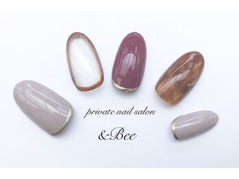 エンビィー(&Bee)/べっ甲 秋ネイル