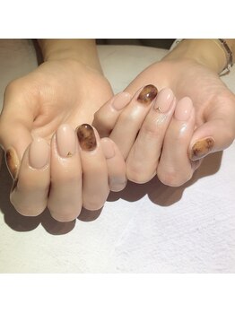 ロエルビューティーサロン(Loel BEAUTY SALON)/ポイントべっ甲ネイル