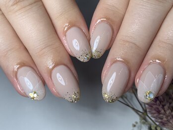 水彩ネイル10870円