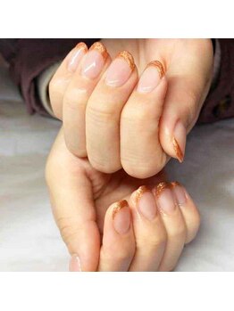 スイートフレンチネイル