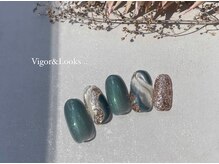 ヴィガー アンド ルックス 白金 目黒(Vigor&Looks)/綺麗めニュアンス　くすみブルー