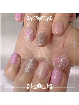 ハイビスカスネイル