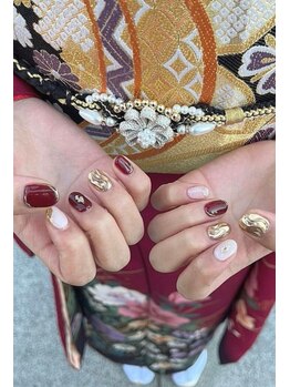 ナコ(NAKO)/卒業式ネイル 【吉祥寺ネイル】