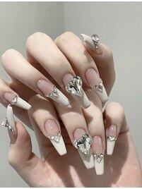 【スカルプ長さ出し＋フレンチ】