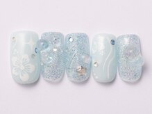ジェミーネイル エビス(Jemiy nail ebisu)/キラキラハイビスカス12510yen