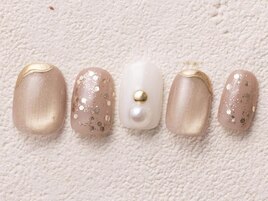 淡色マグネットラメ