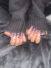 スペードネイル(spade nail)/大人可愛い！リボンネイル