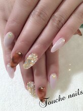 トゥーシェネイルズ(Touche'nails)/お客様ネイル　7000円