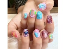 リノン(Linon)/成人式個性派ネイル♪