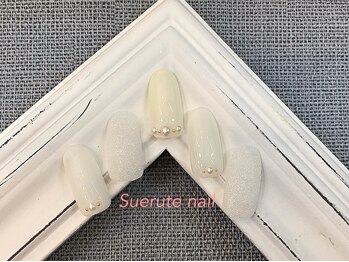 スエルテ ネイルサロン 北千住店/爽やかホワイトネイル ¥7000