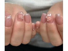 ネイルアンドアイラッシュスタジオ シュシュ(chouchou)/人気パーツ・薔薇・リボン