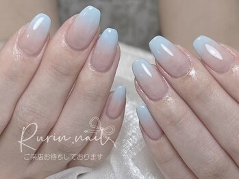 ルリン(Rurin)/水色グラテーション