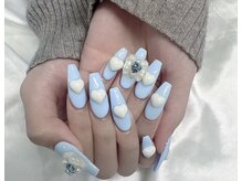 シーシー ネイル アンド アイラッシュ(CeCe Nail&eyelash)/チップ長さだし　ワンカラー